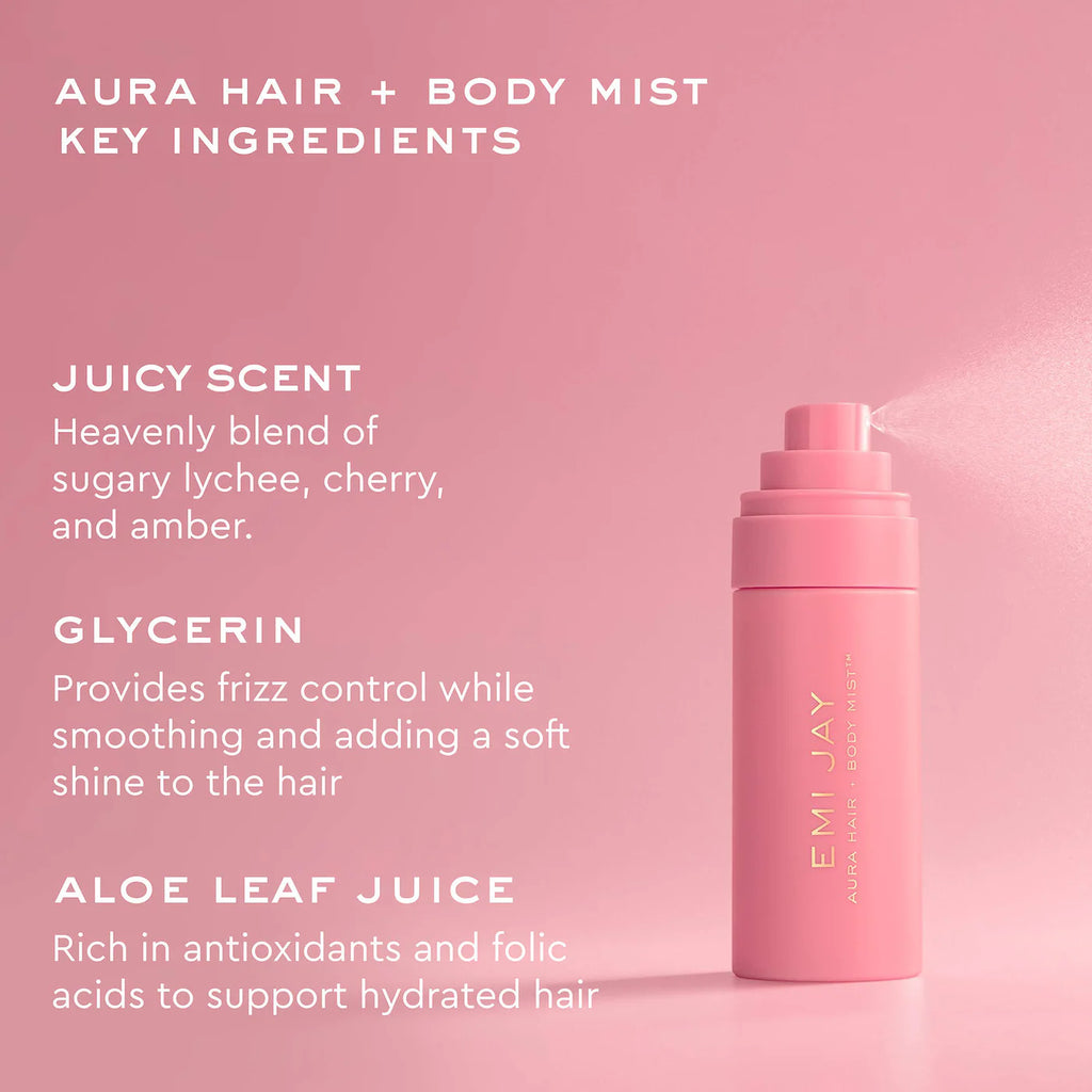 Aura Hair & Body Fragrance Mist in Lychee Baby