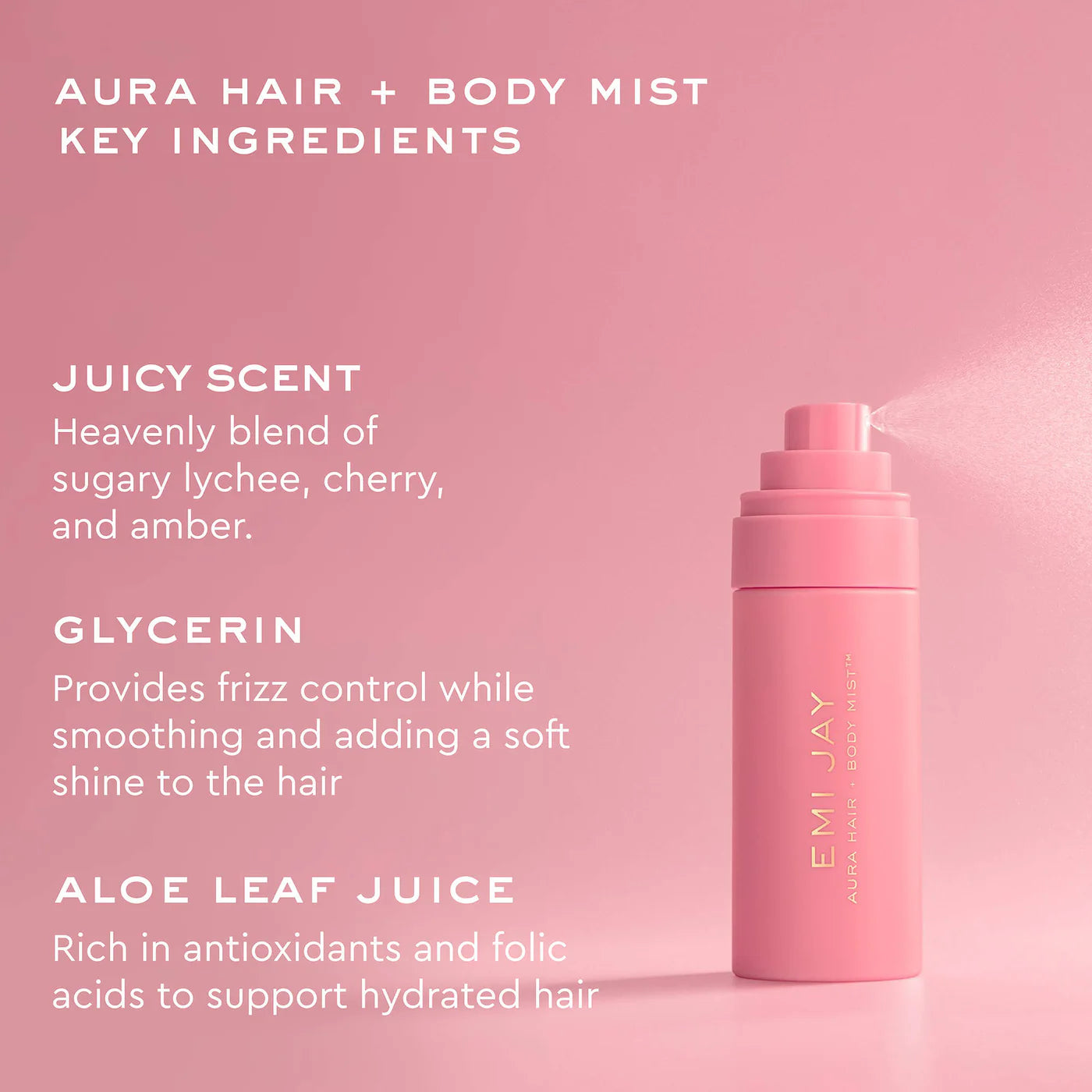 Aura Hair & Body Fragrance Mist in Lychee Baby