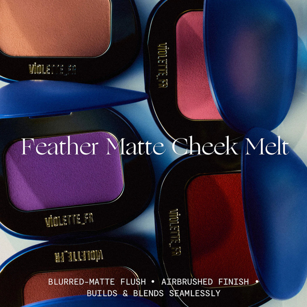 PLUME BLUSH Feather Matte Cream-to-Powder Cheek Melt