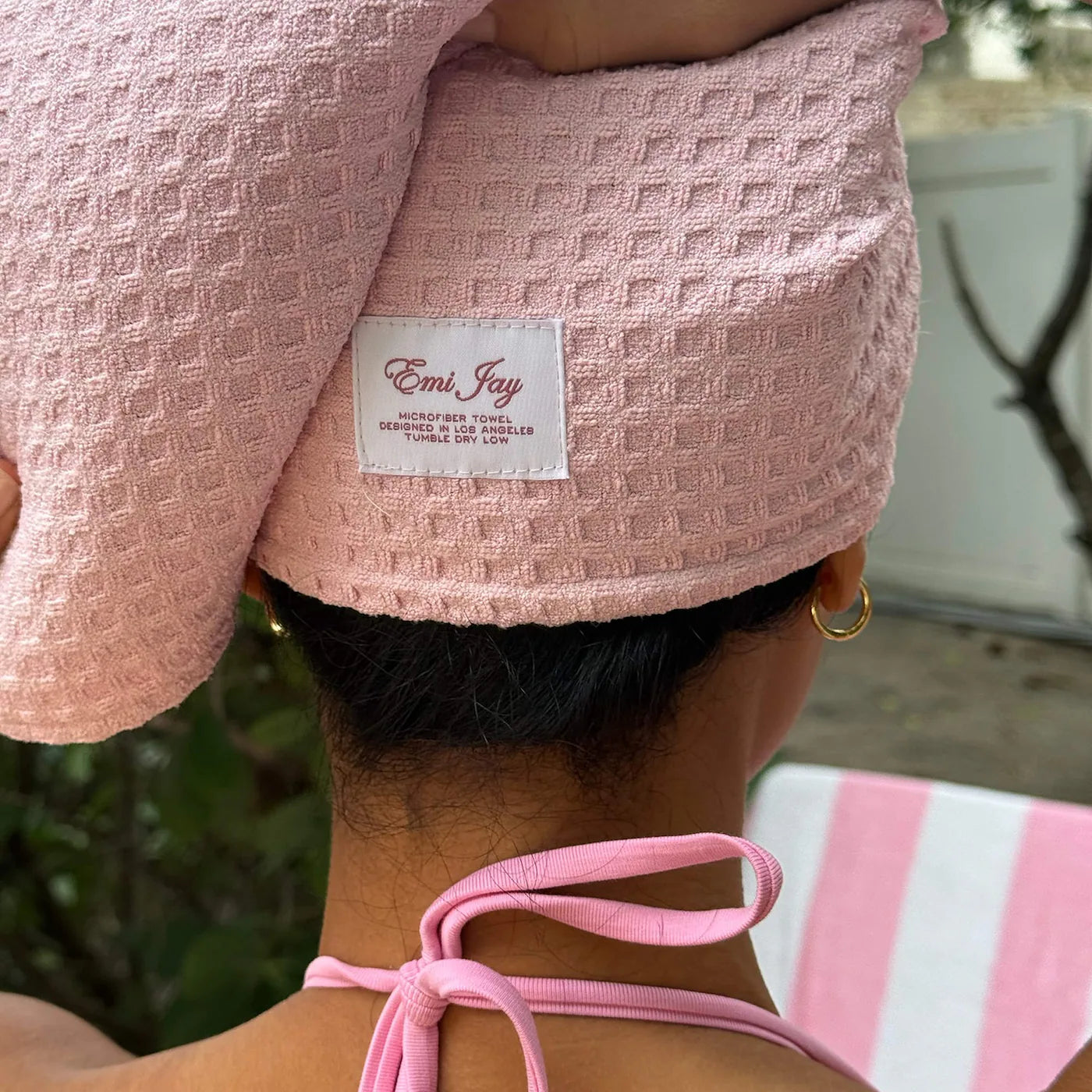 Heavenly Hair Towel in Lychee Baby