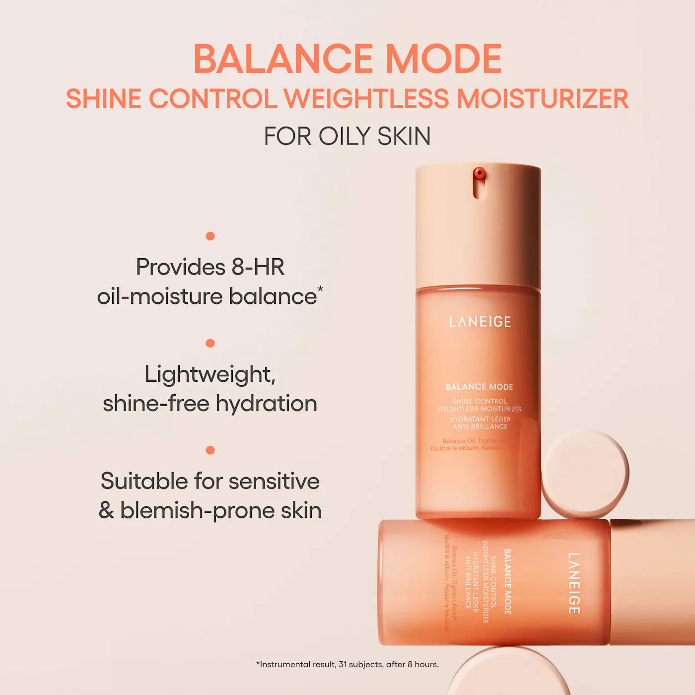 Balance Mode Shine Control & Pore-Minimizing Lightweight Moisturizer for Oily Skin