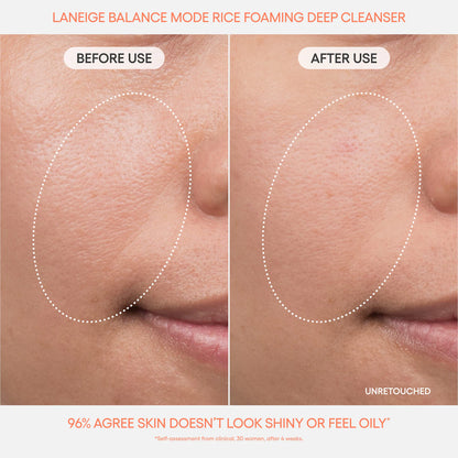 Balance Mode Rice Foaming Gel Cleanser