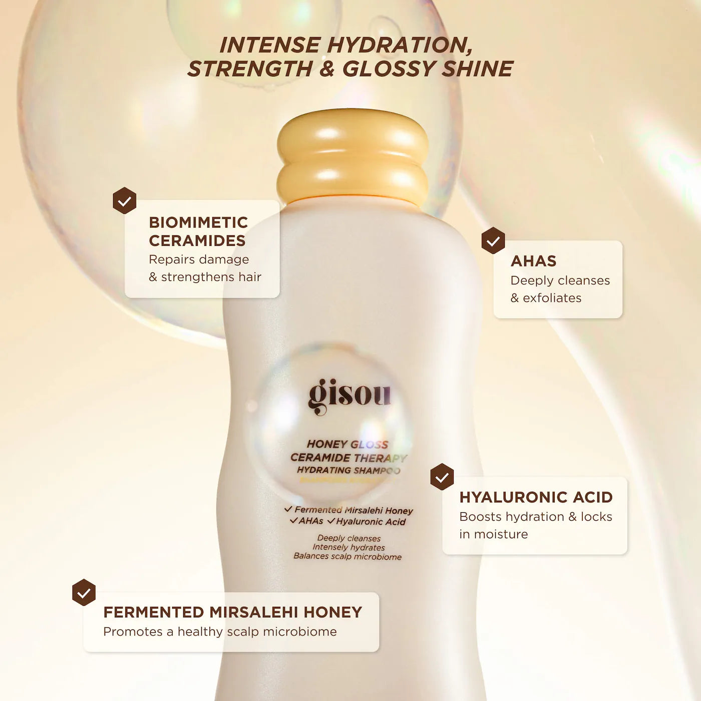 Honey Gloss Ceramide Therapy Hydrating Shampoo & Conditioner Duo