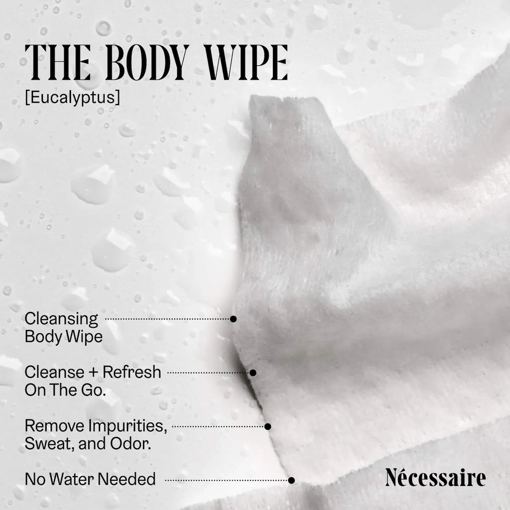 The Body Wipe Eucalyptus 20ct