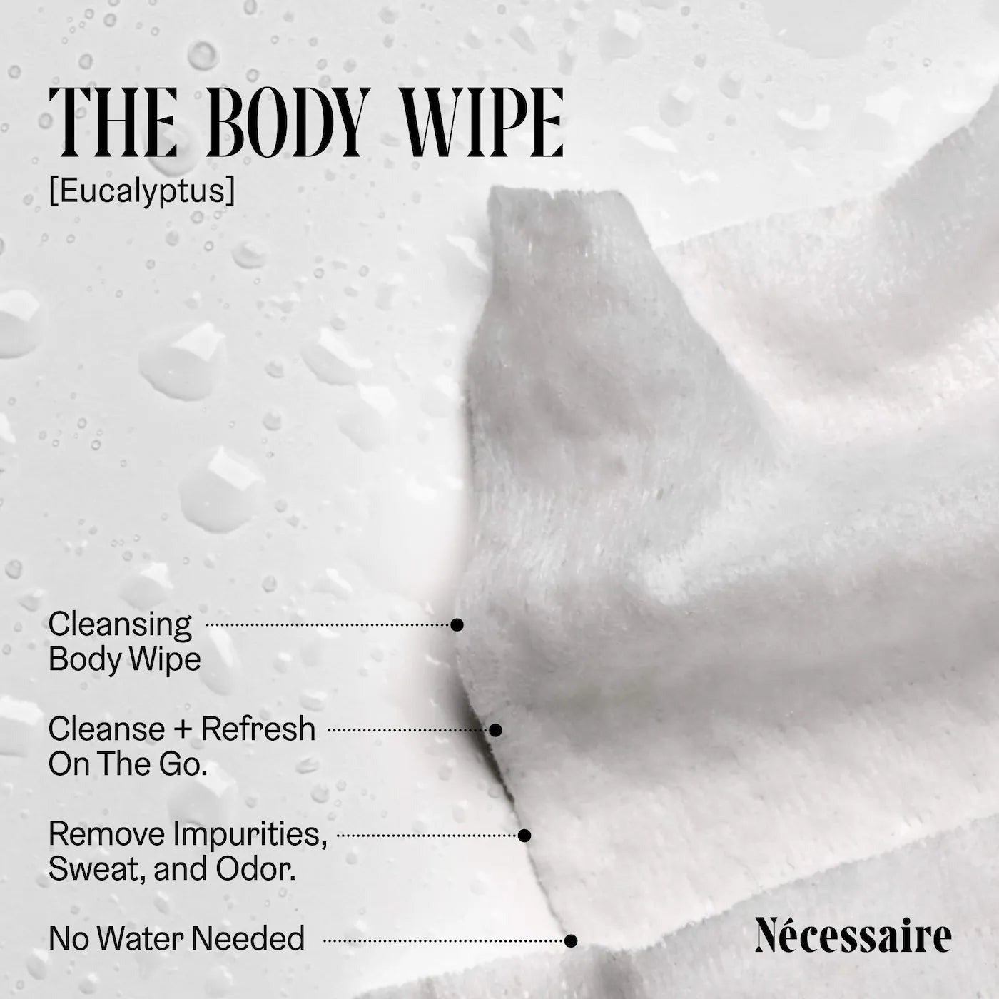 The Body Wipe Eucalyptus 20ct