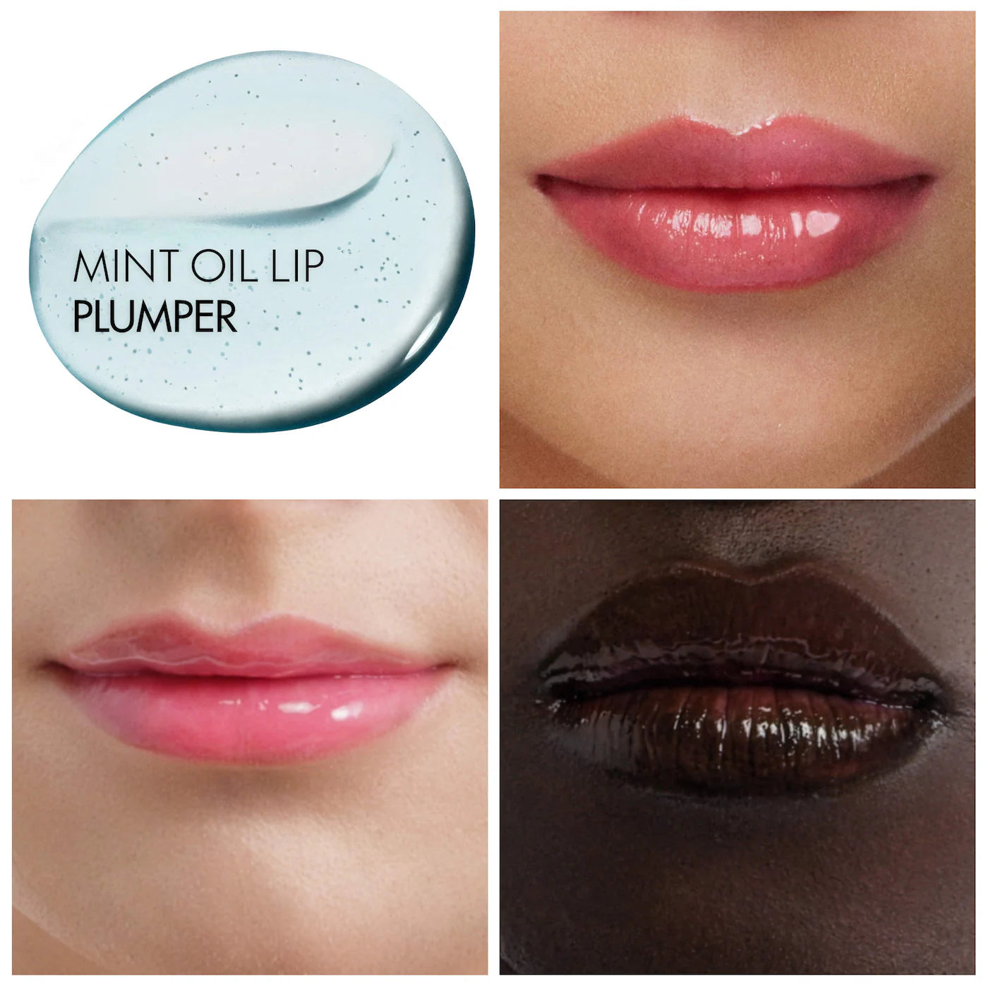 Mint Oil Lip Plumper with 24H Hydration & Vitamin E