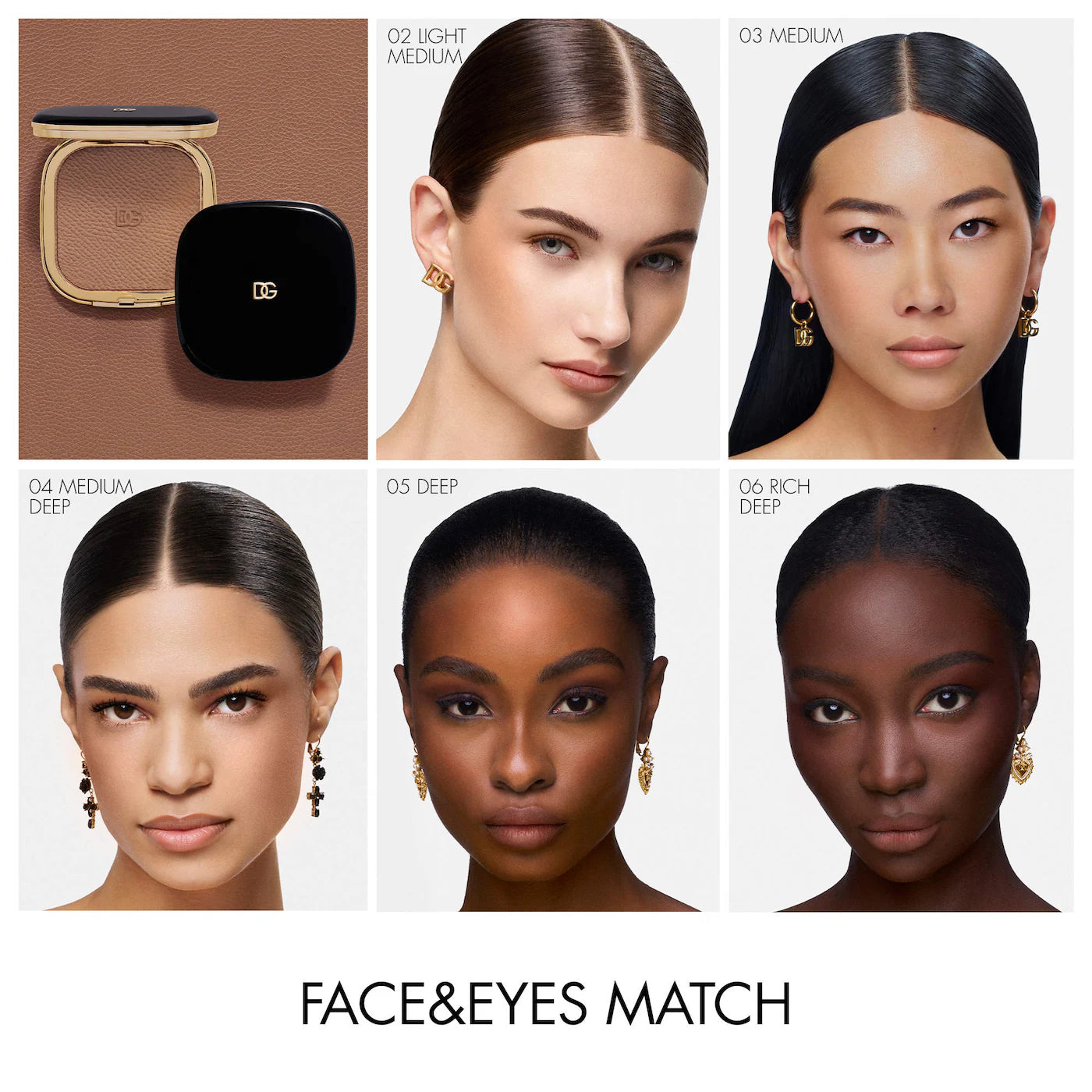 Face&Eyes Match Long-Lasting Natural Powder Bronzer