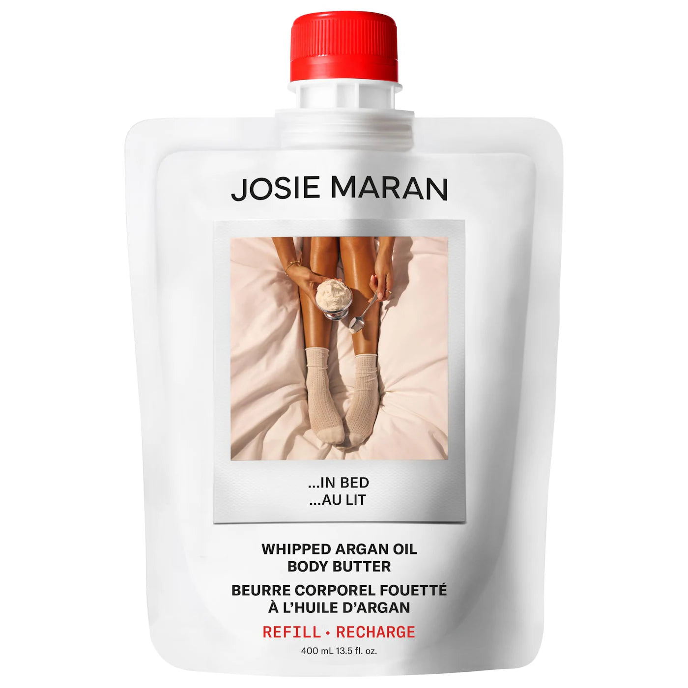 Whipped Argan Oil Refilllable Body Butter Jar - In Bed