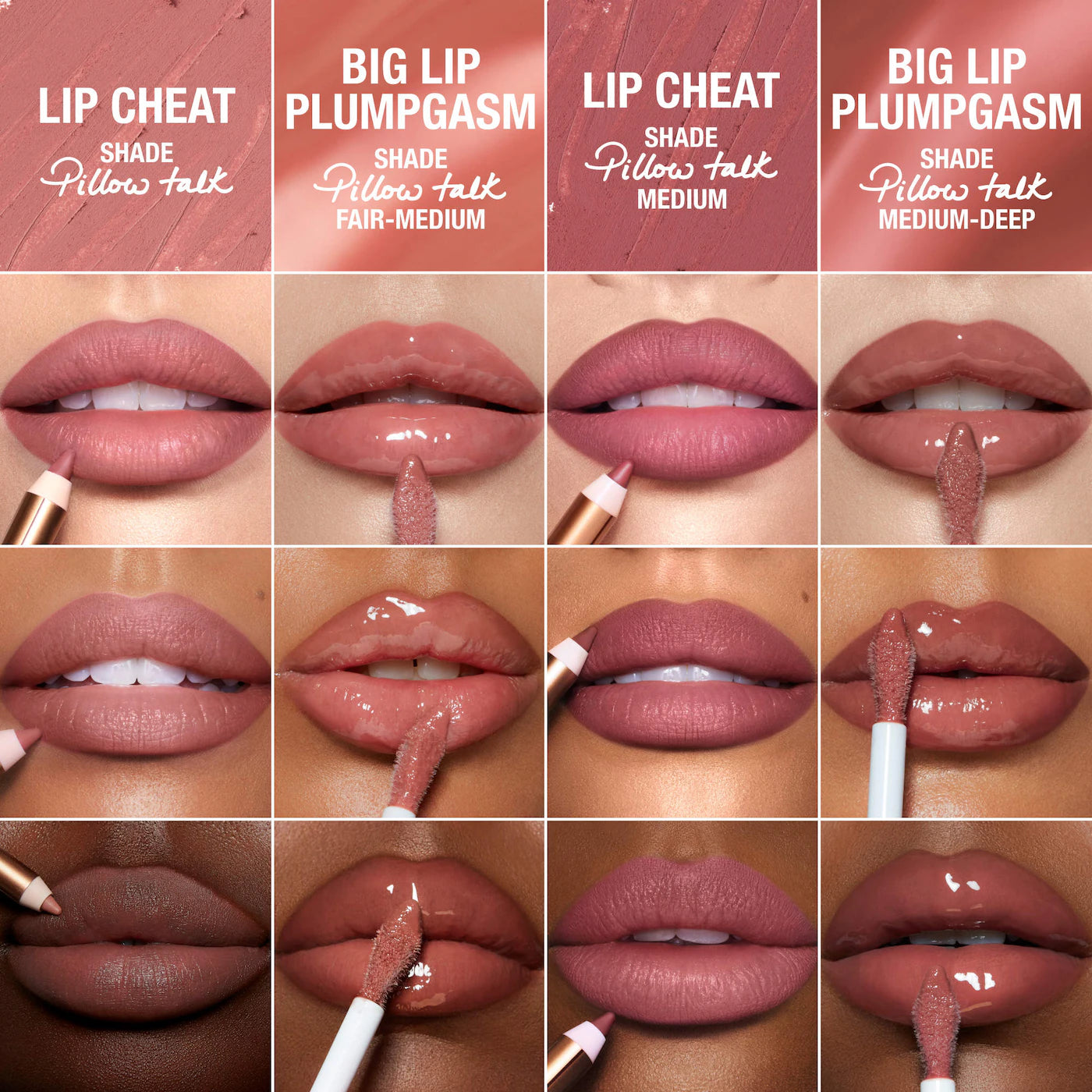 Mini Pillow Talk Plumpgasm Lip Liner and Lip Gloss Set