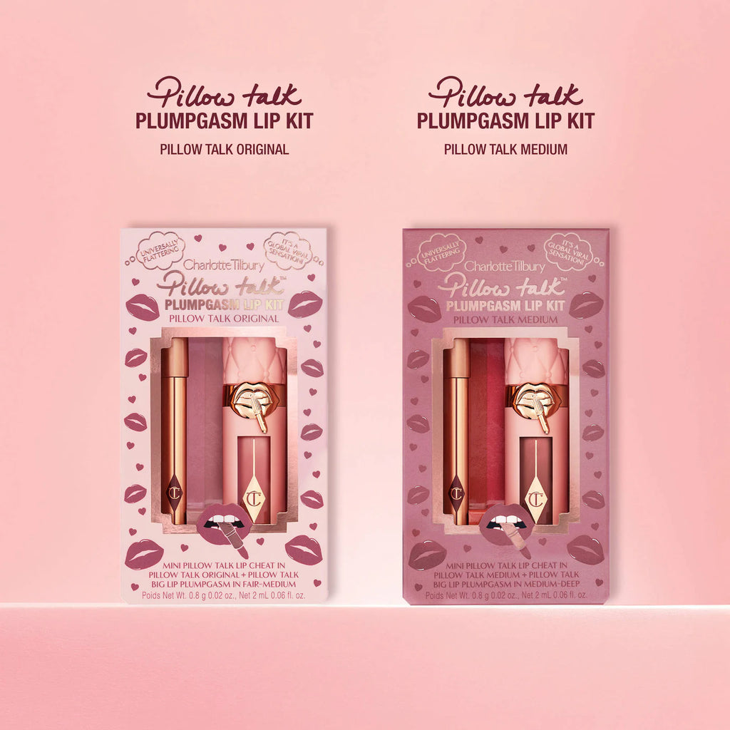 Mini Pillow Talk Plumpgasm Lip Liner and Lip Gloss Set