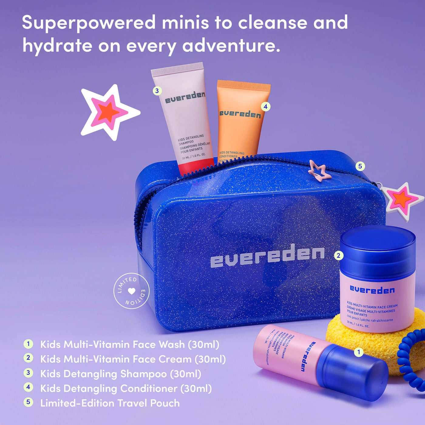 Kids Skin & Hair Starter Set for Sensitive Skin