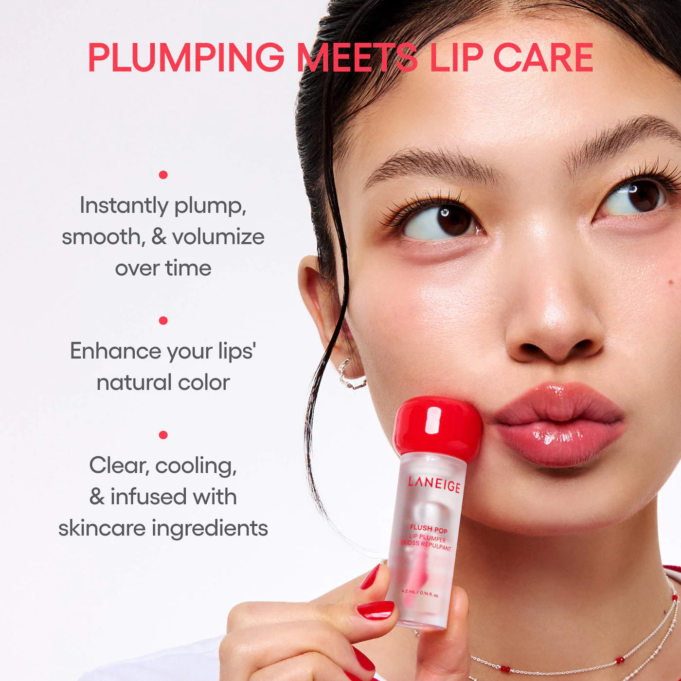 Flush Pop Plumping Peptide Lip Gloss Treatment