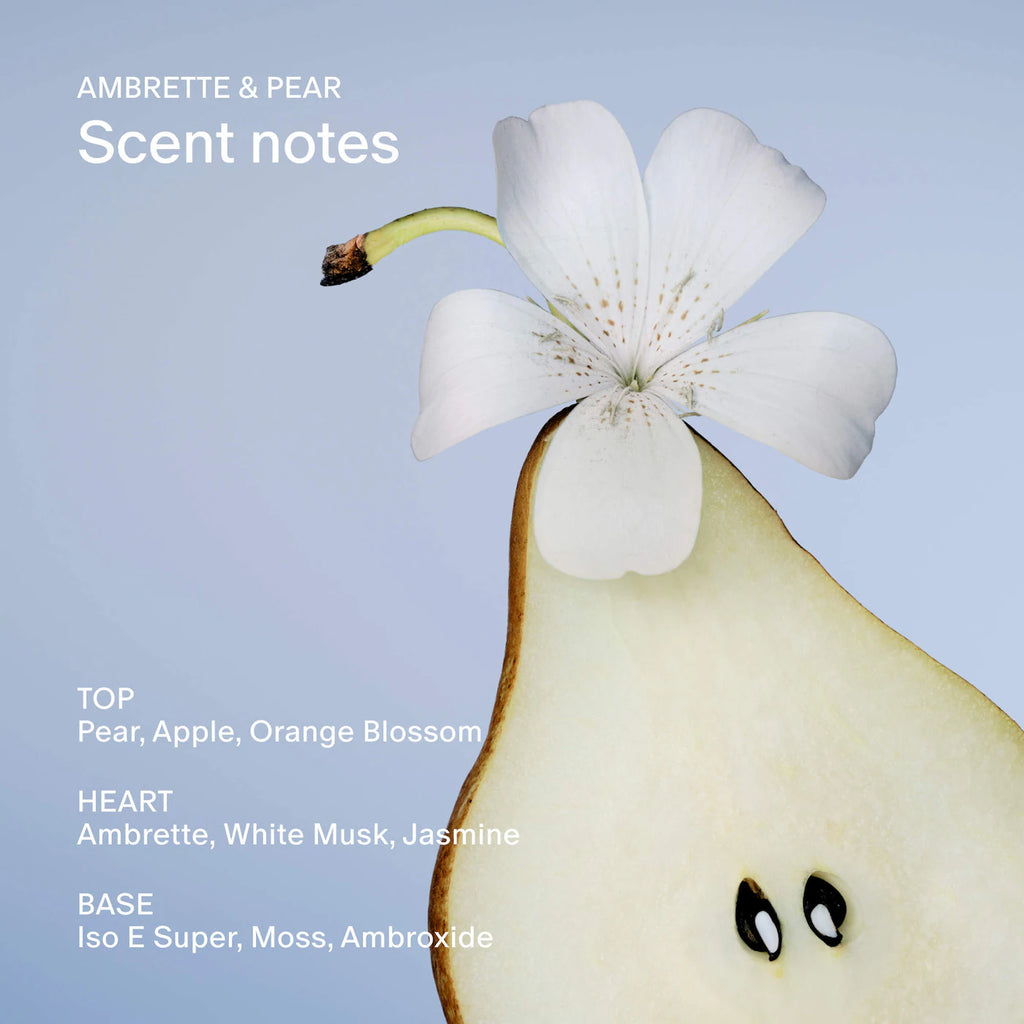 Ambrette & Pear Eau De Parfum with White Musk and Jasmine