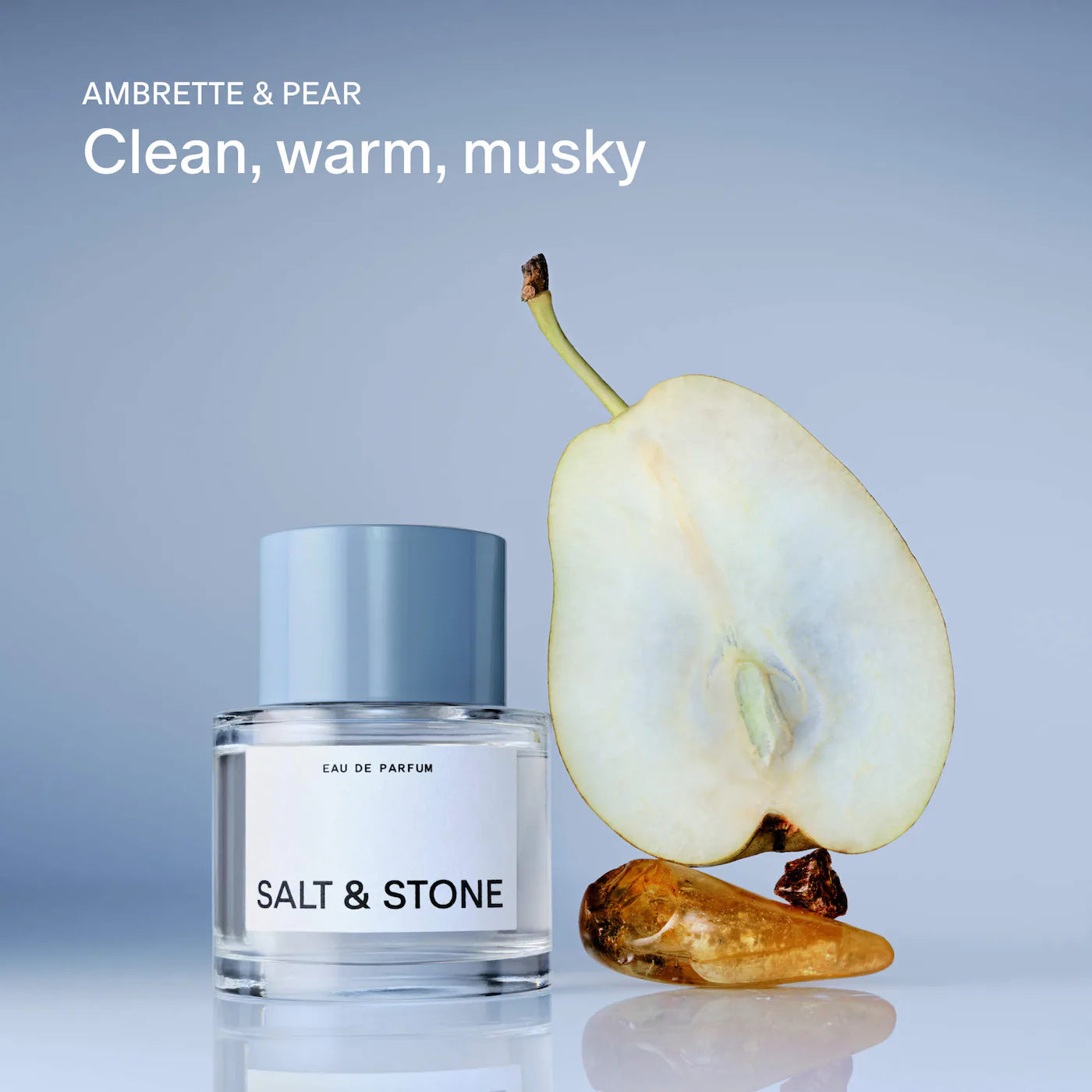 Ambrette & Pear Eau De Parfum with White Musk and Jasmine