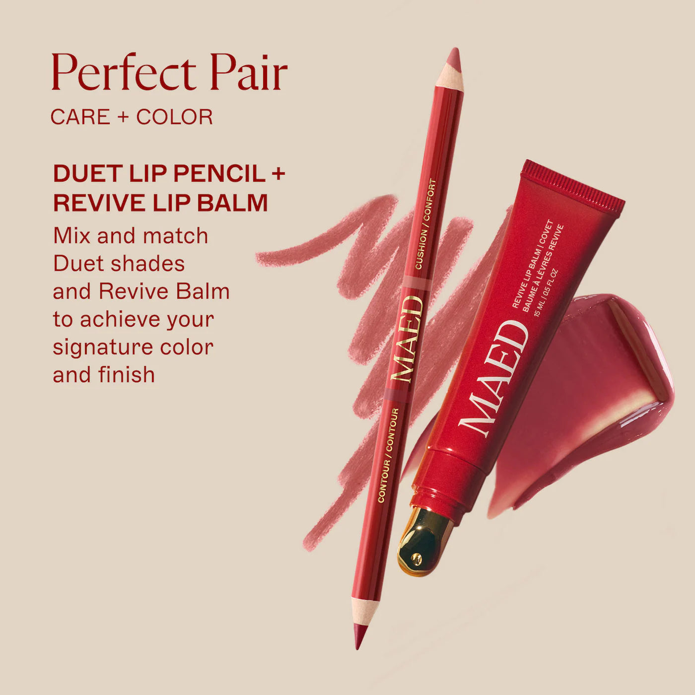 Duet Two-Sided Satin + Matte Long Wear Lip Liner Pencil