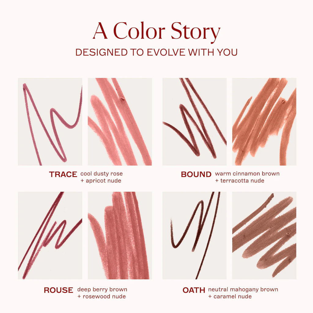 Duet Two-Sided Satin + Matte Long Wear Lip Liner Pencil