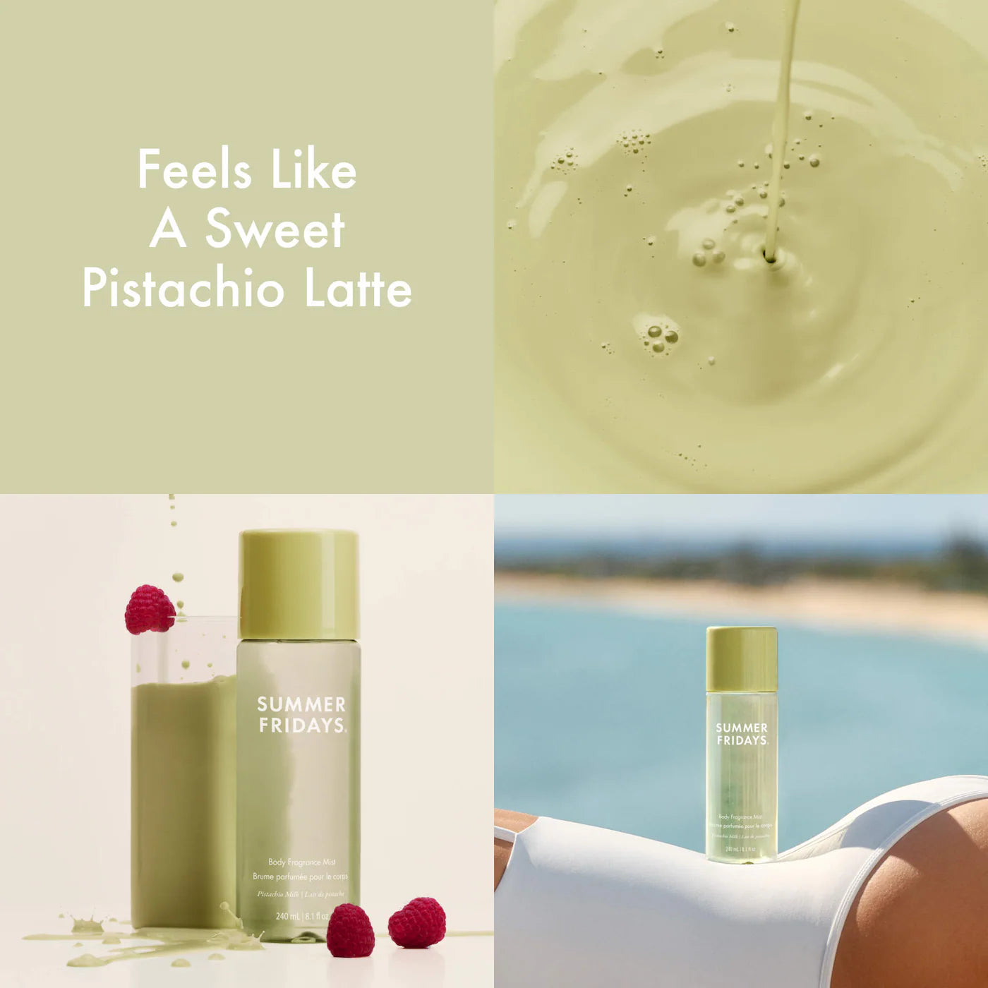 Pistachio Milk Hair + Body Fragrance Mist