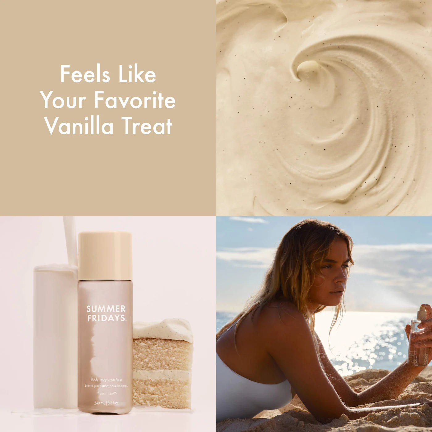 Vanilla Hair + Body Fragrance Mist