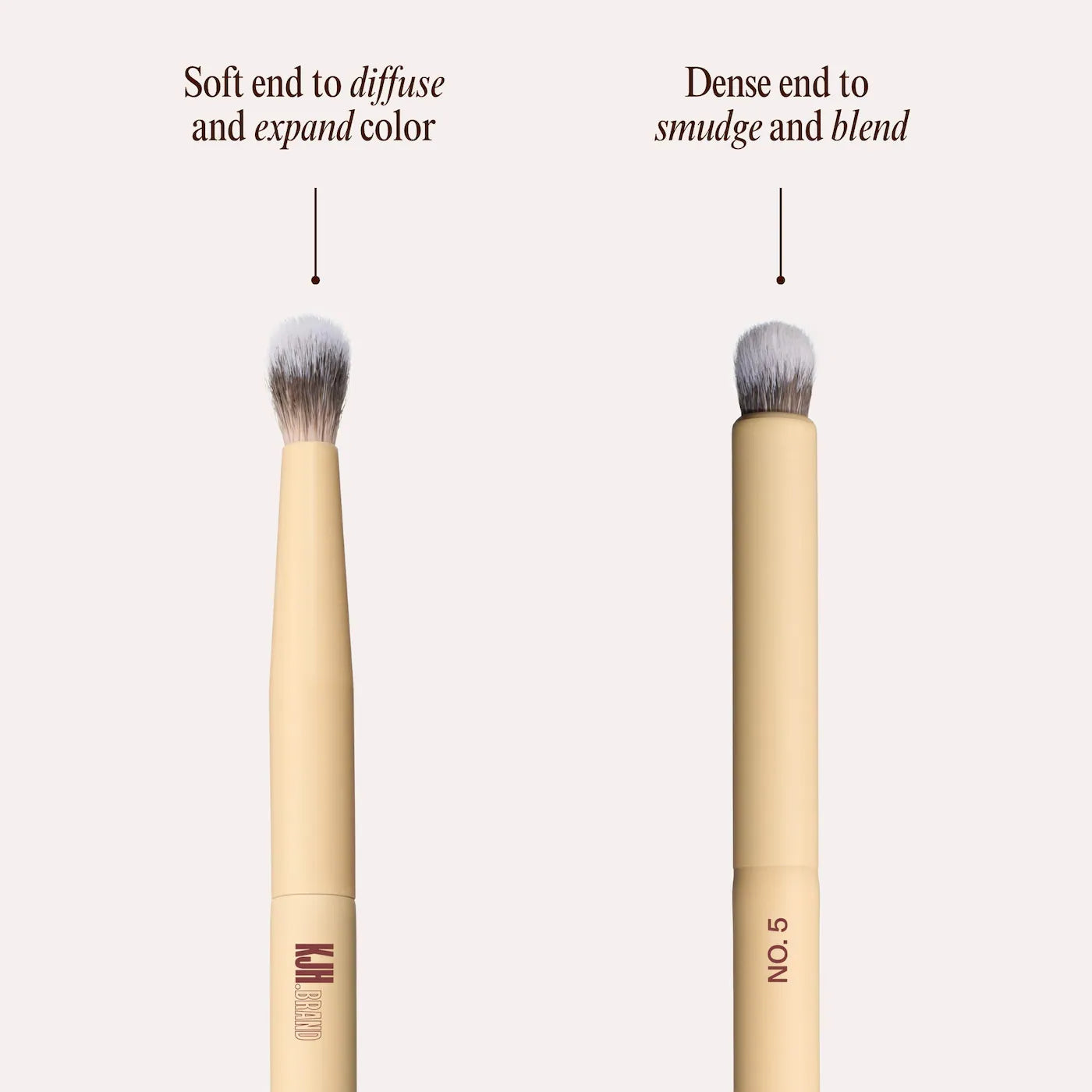 No. 5 Dual-Ended Precision Brush for Lips & Eyes