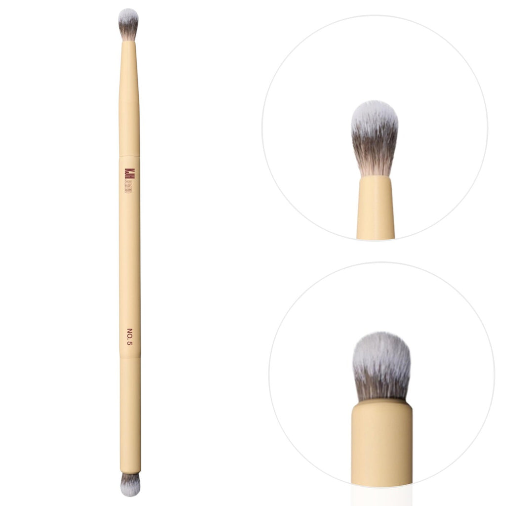 No. 5 Dual-Ended Precision Brush for Lips & Eyes