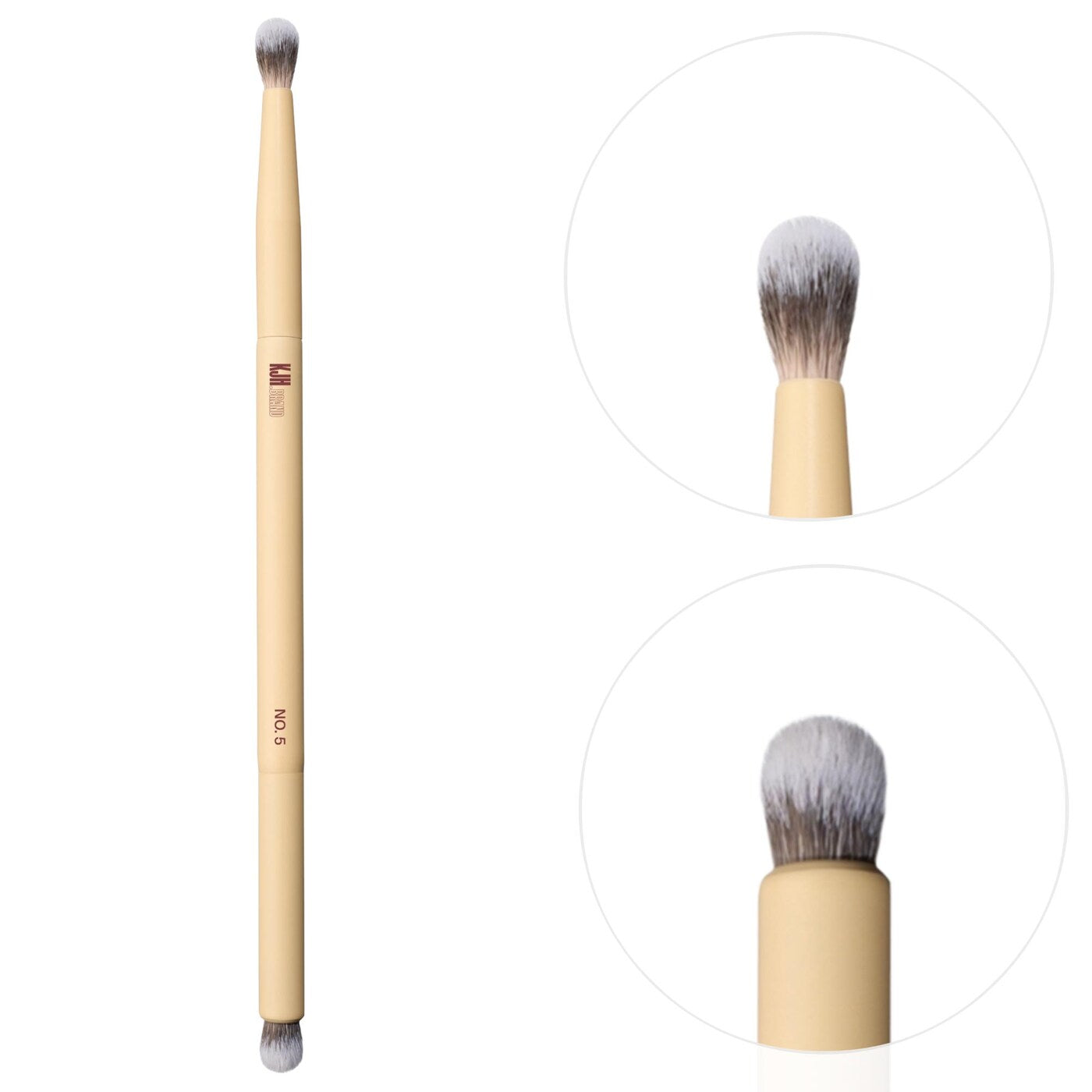 No. 5 Dual-Ended Precision Brush for Lips & Eyes