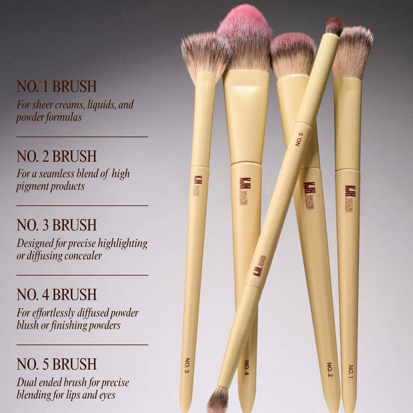 No. 3 Precision Fan Brush for Blending