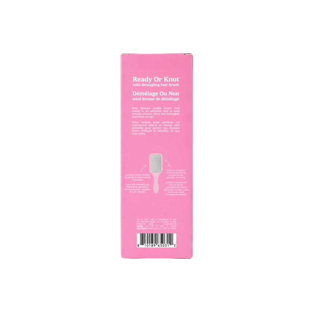 Mini Ready or Knot Detangling Paddle Hair Brush