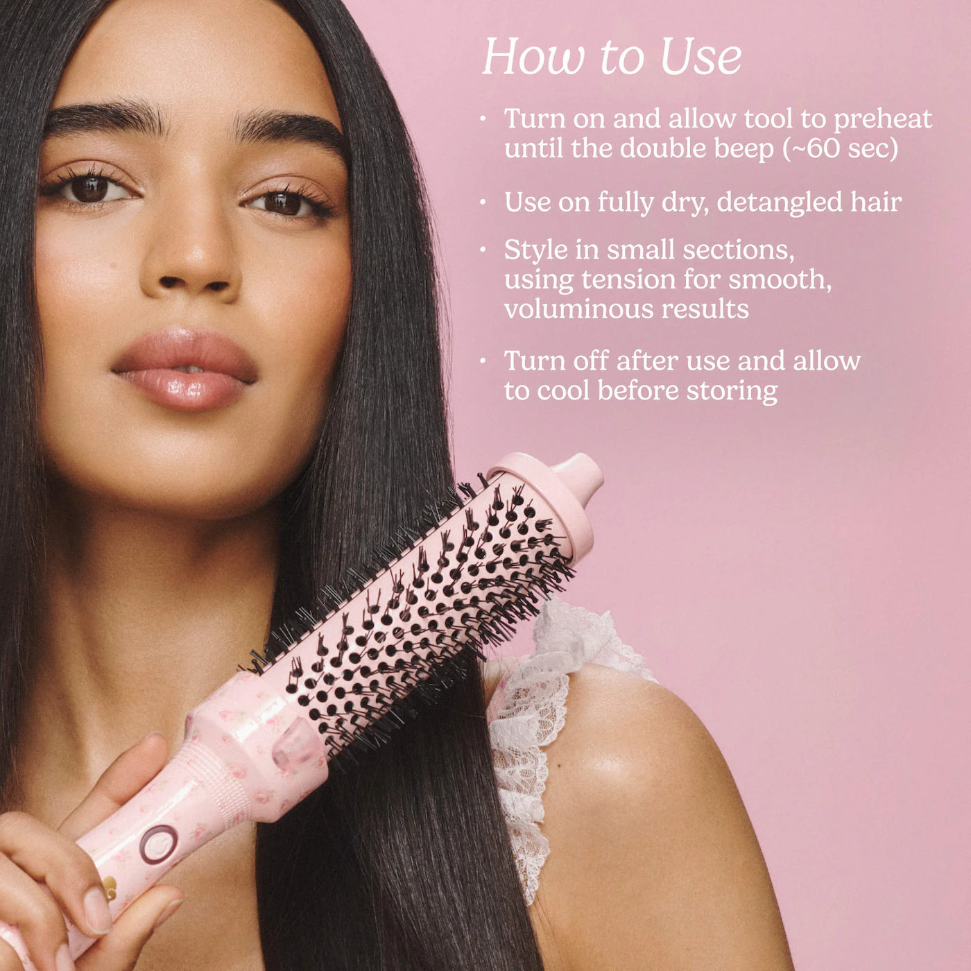 Mane x Love Shack Fancy Medium Hot Thermal Round Brush