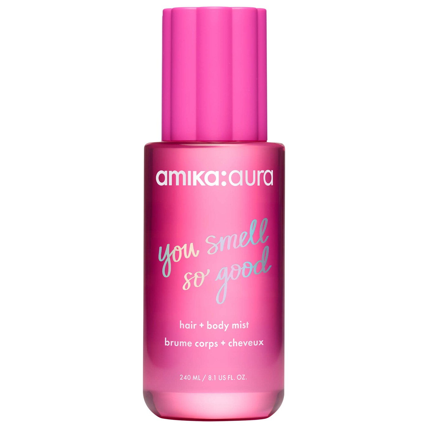 amika:aura Hair & Body Mist with Vanilla and Pink Grapefruit