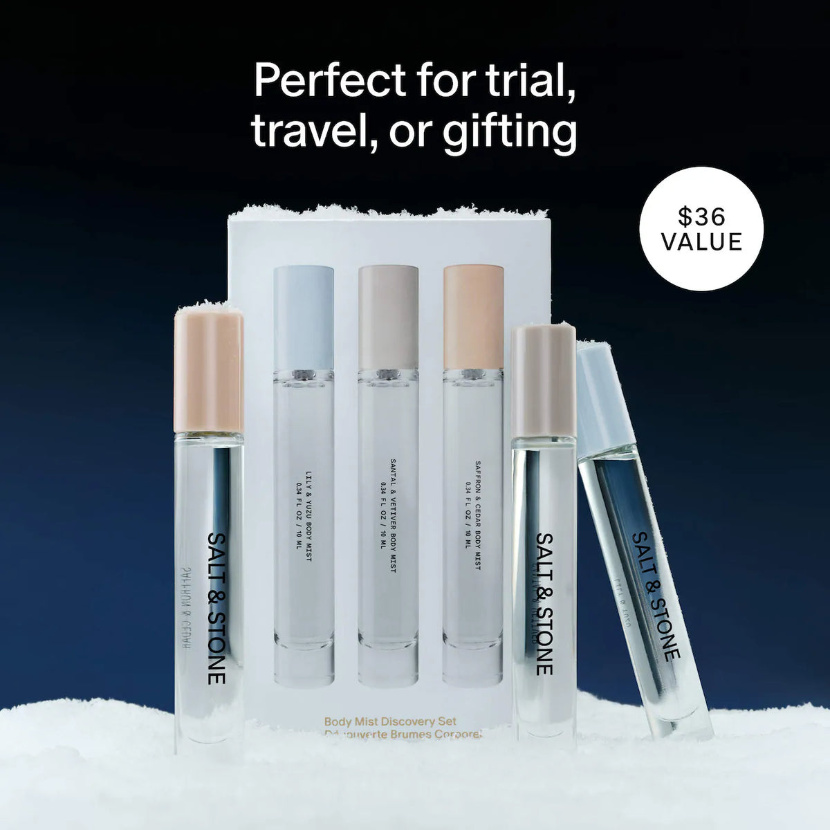 Mini Body and Hair Fragrance Mist Trio Gift Set
