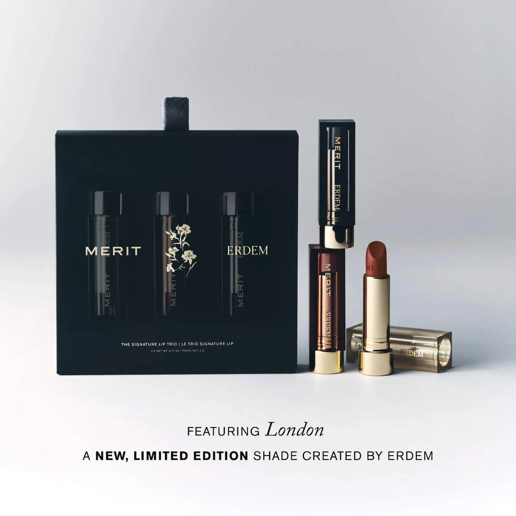 MERIT x Erdem Signature Lip Gift Set