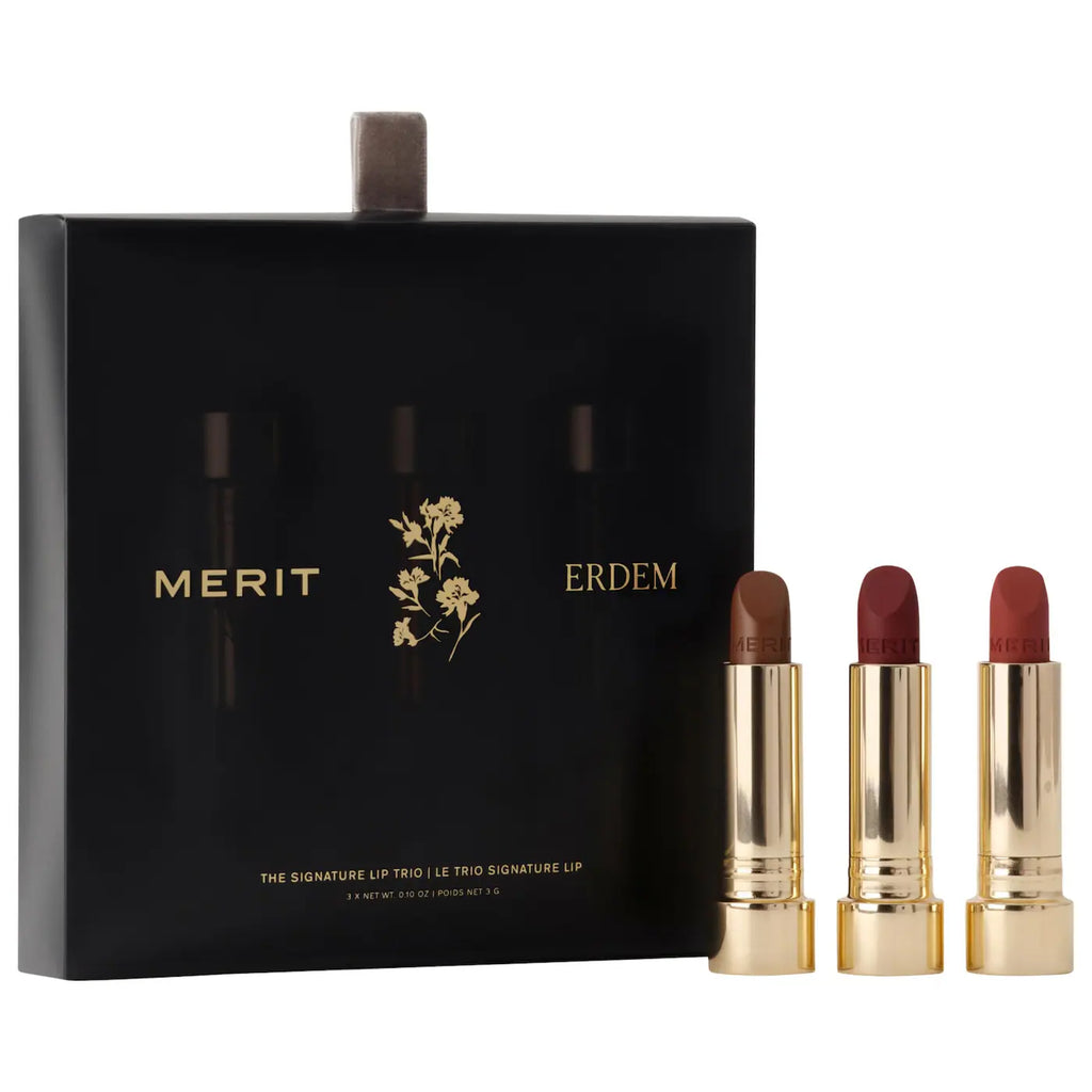 MERIT x Erdem Signature Lip Gift Set