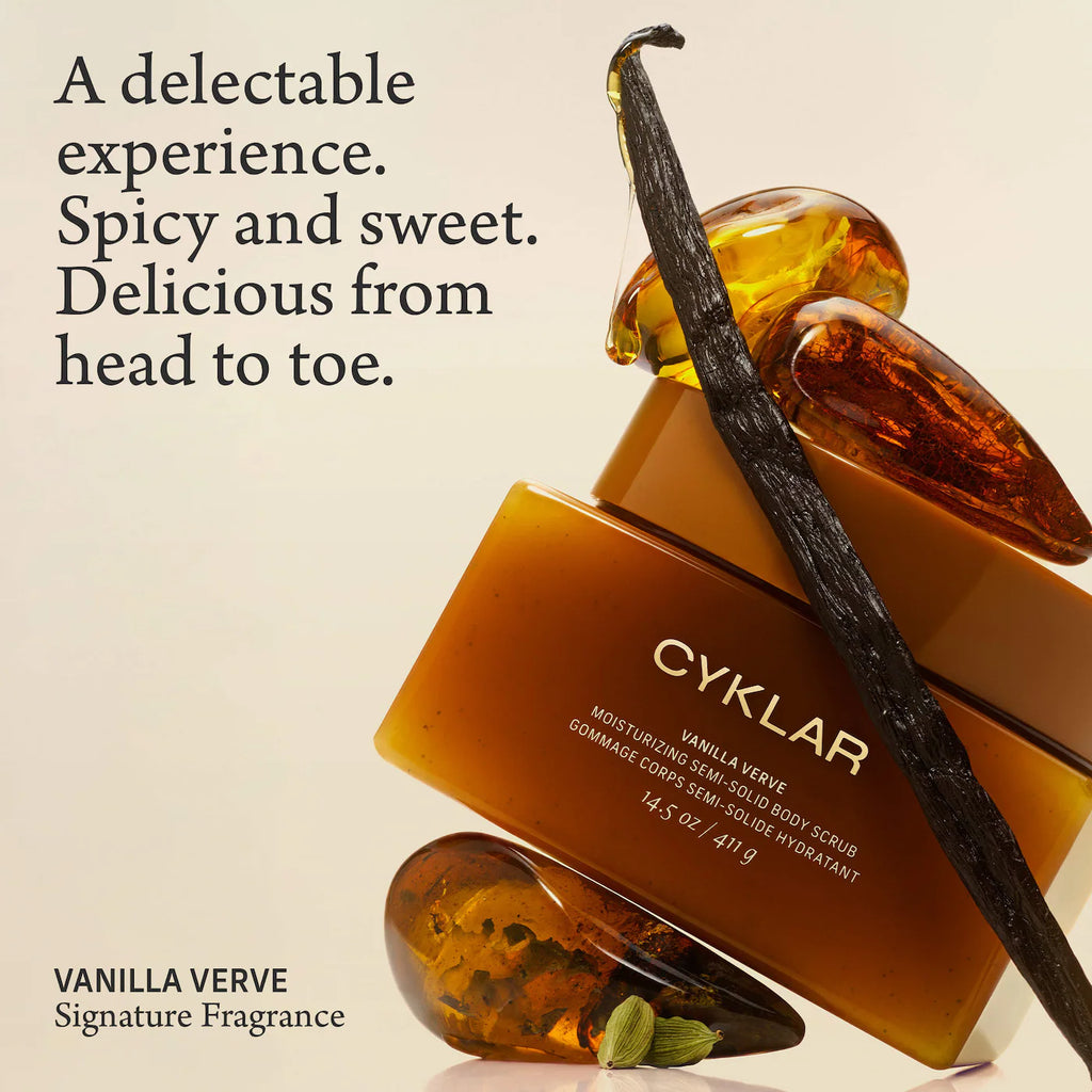 Vanilla Verve Moisturizing Semi-Solid Body Scrub with Shea Butter