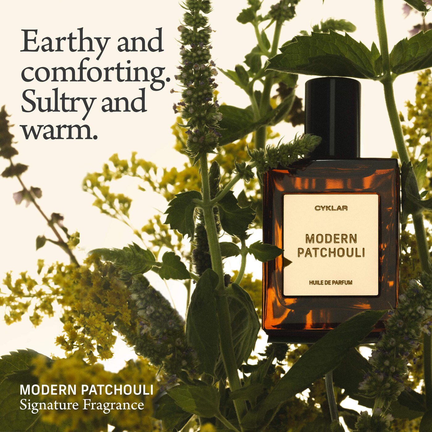 Modern Patchouli Roll-On Perfume Oil with Coconut and Vanilla Absolute