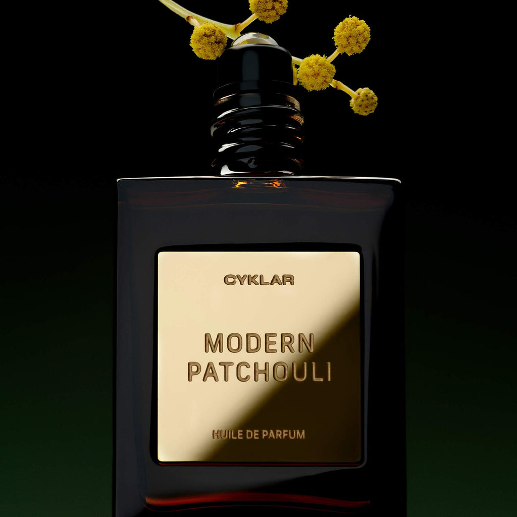 Modern Patchouli Roll-On Perfume Oil with Coconut and Vanilla Absolute