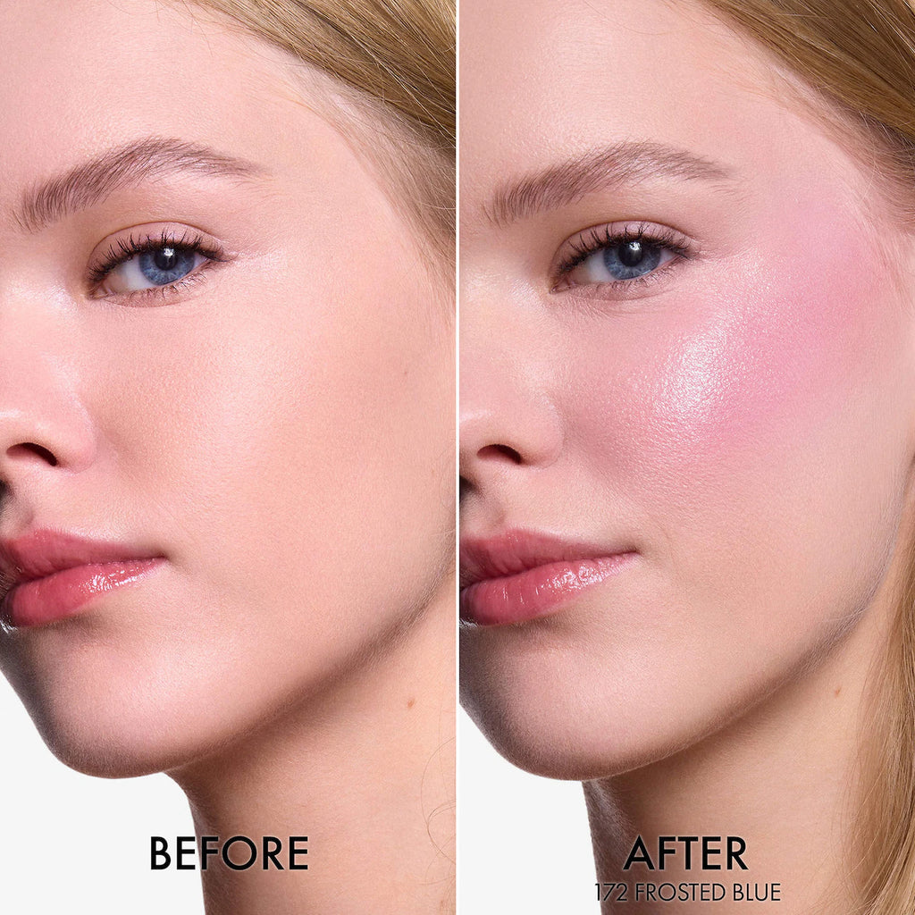 Rosy Glow Blush Stick Frosted Blue
