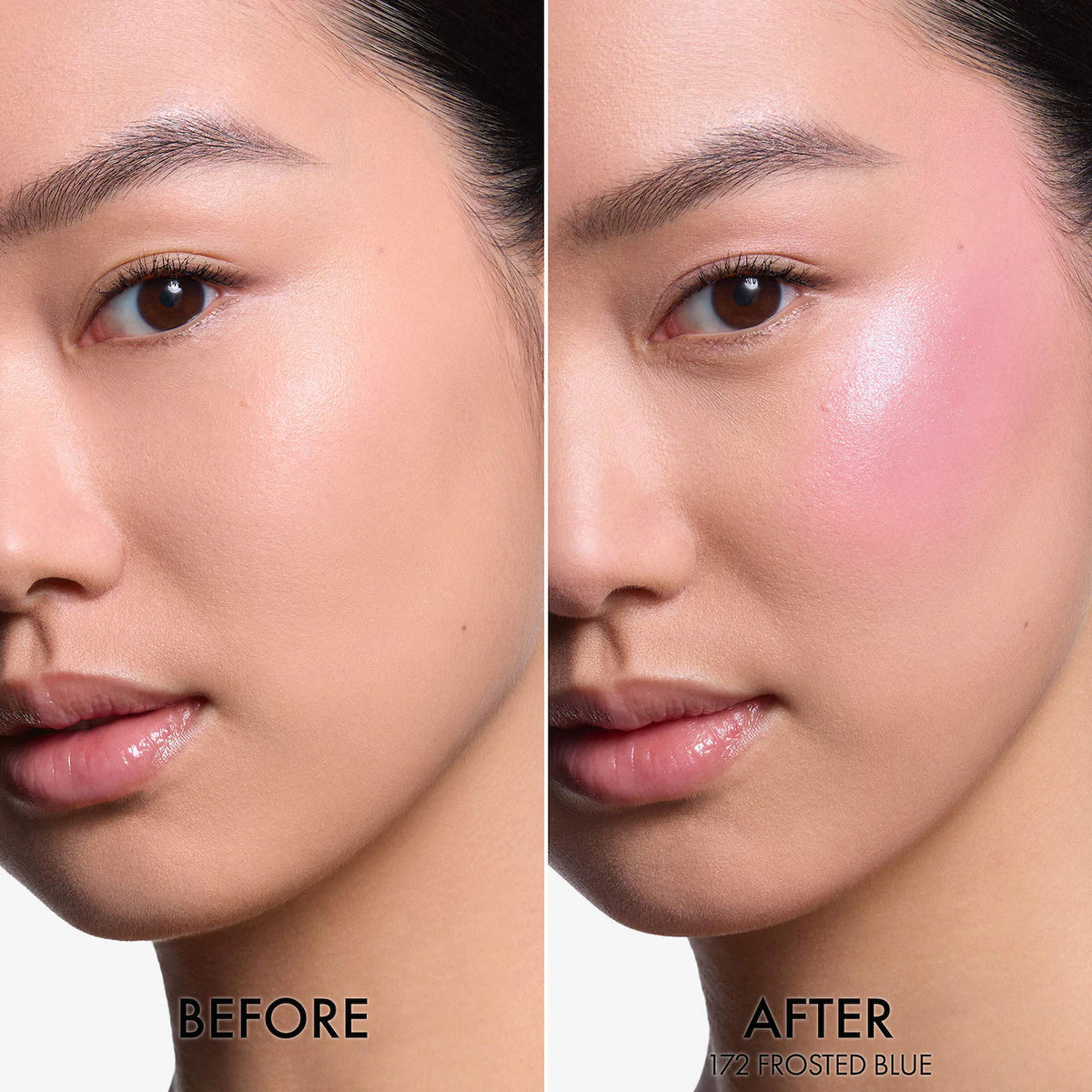 Rosy Glow Blush Stick Frosted Blue