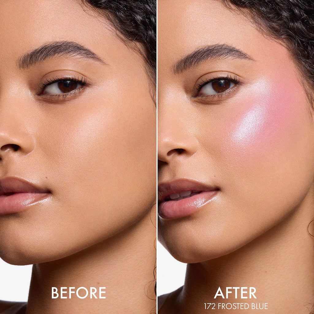 Rosy Glow Blush Stick Frosted Blue