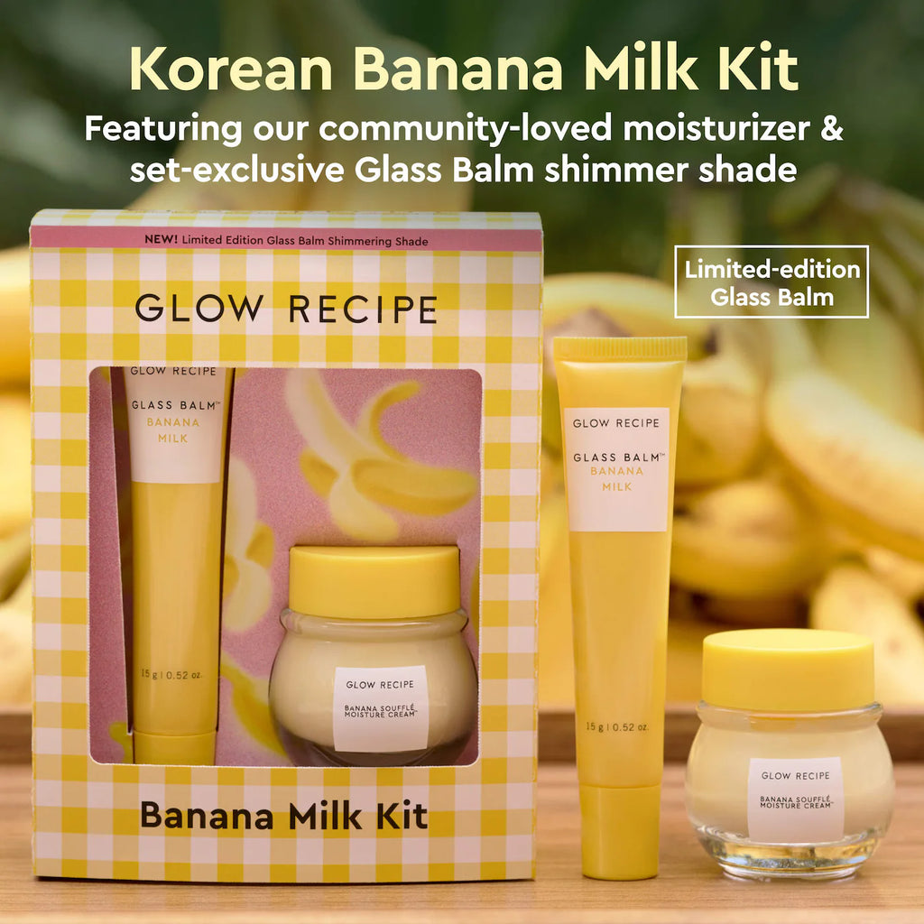 Banana Moisturizing Cream & Shimmer Lip Treatment Duo