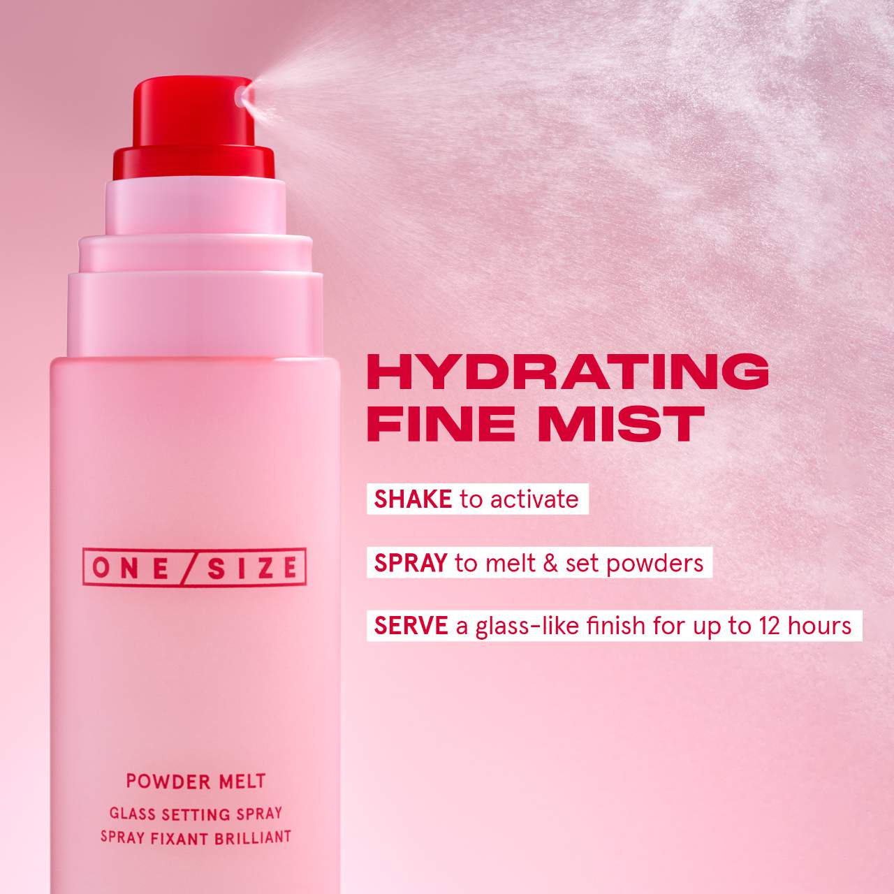 Mini Powder Melt Glass Setting Spray