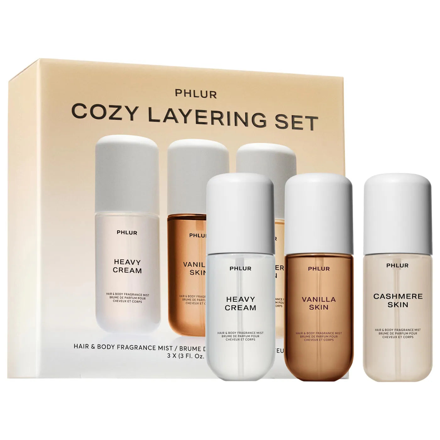 Cozy Layering Body Mist Trio Set