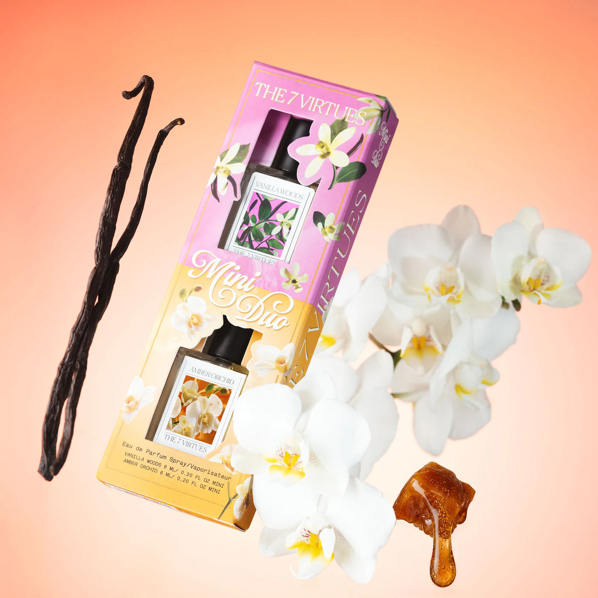 Mini Amber Orchid & Vanilla Woods Eau de Parfum Duo Gift Set
