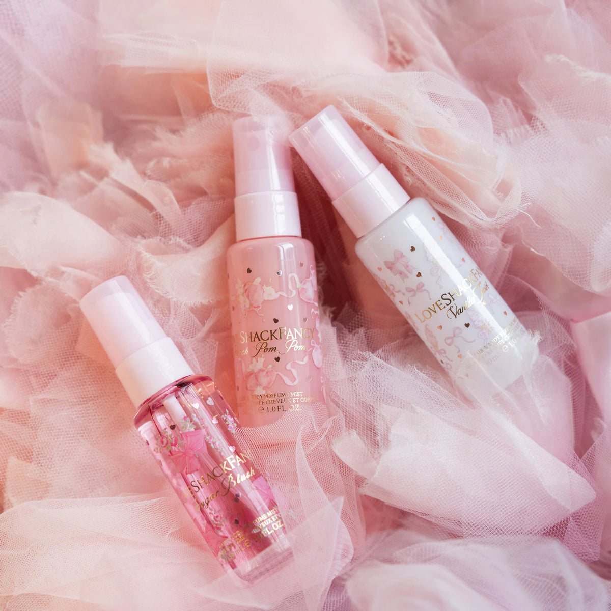 Mini Hair and Body Perfume Mist Best Sellers Gift Set