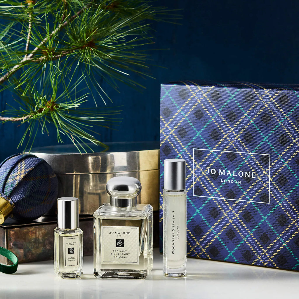 Sea Salt & Bergamot Fragrance Layering Cologne Trio Gift Set