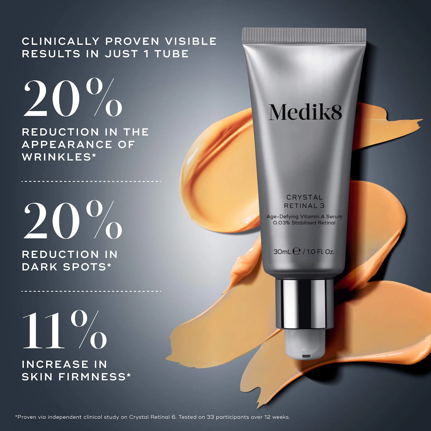 Crystal Retinal Age-Defying Vitamin A Night Serum for Wrinkles