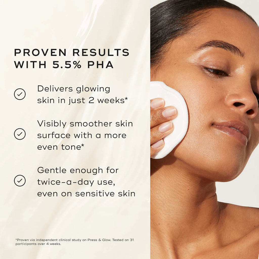 Press & Glow Gentle Daily Exfoliating PHA Toner