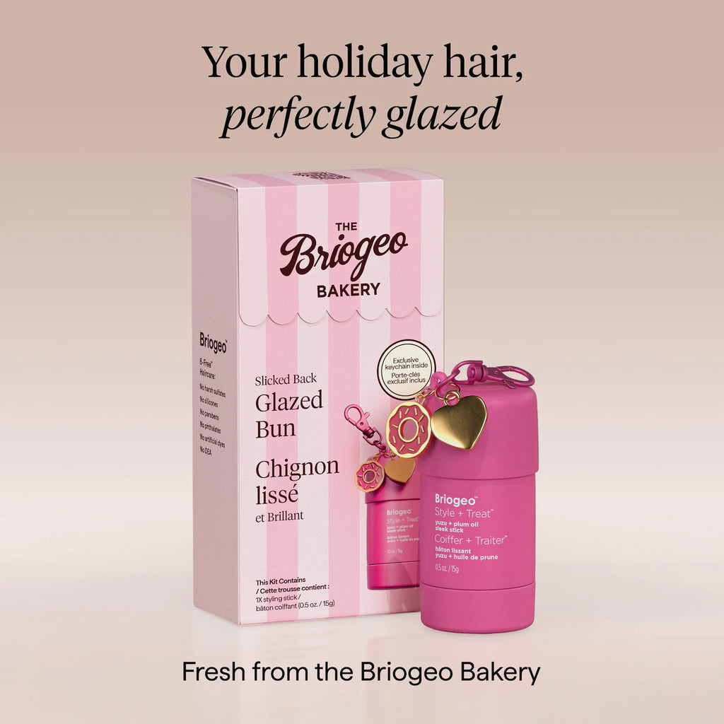 Glazed Bun Sleek Stick Hair Styling Keychain Gift Set