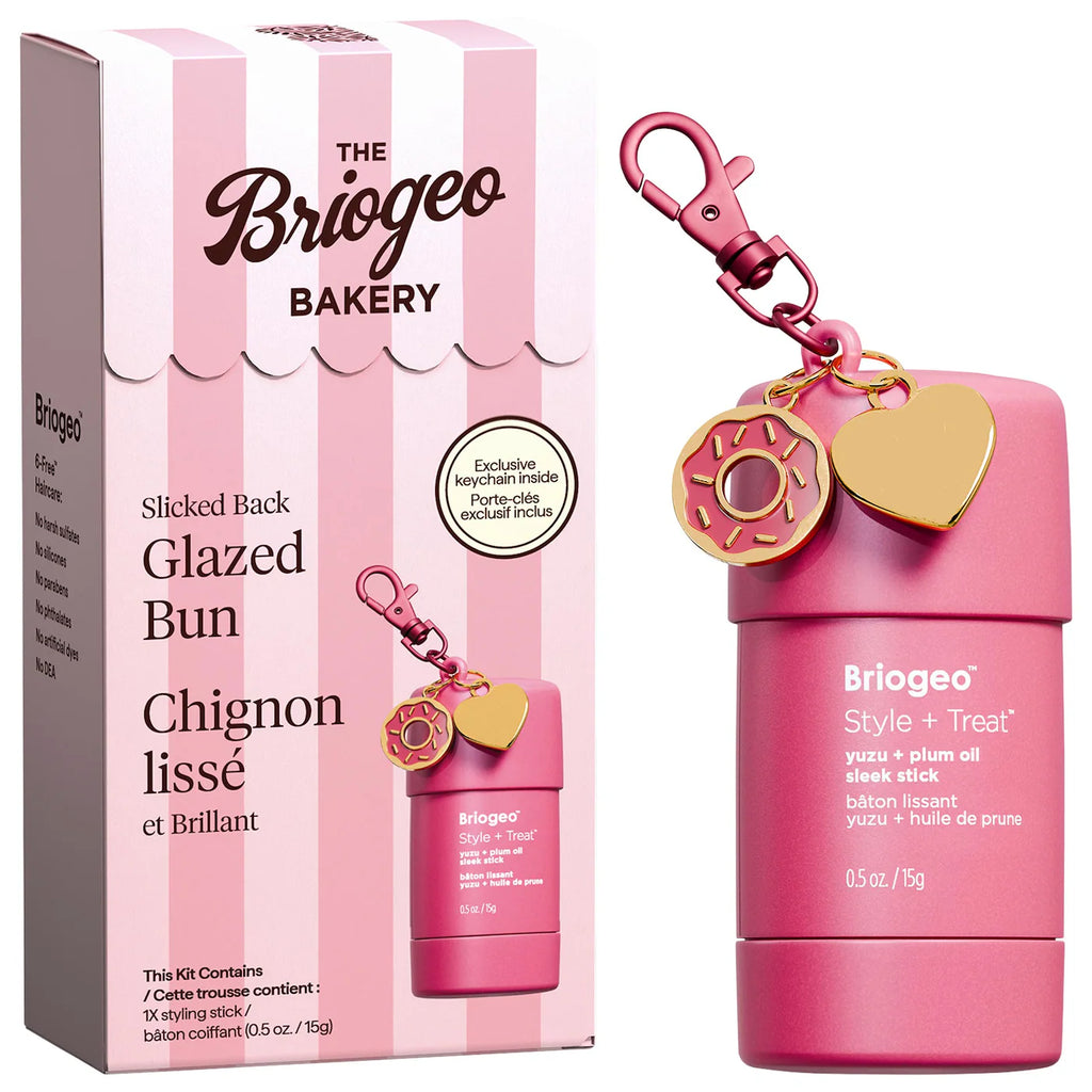 Glazed Bun Sleek Stick Hair Styling Keychain Gift Set
