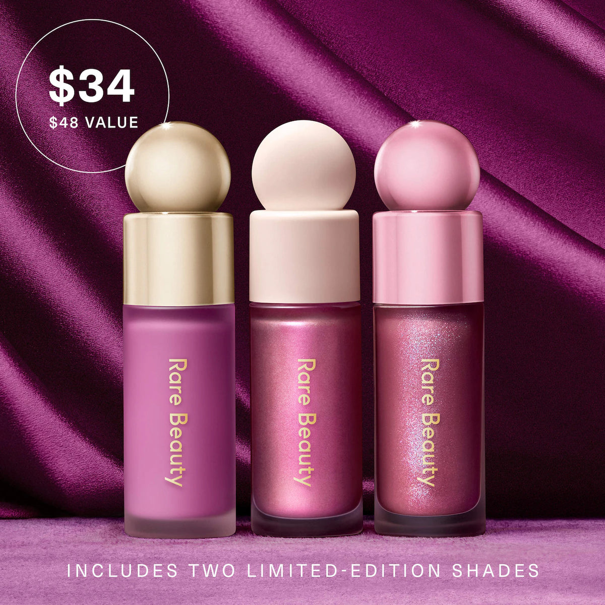 Violet Faves Mini Cheek and Lip Trio Makeup Gift Set