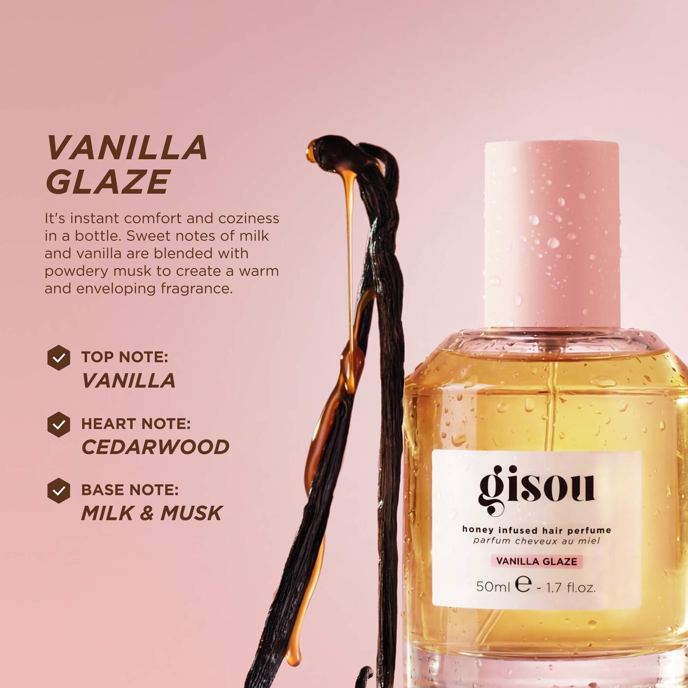 Vanilla Glaze Honey Infused Hair Perfume